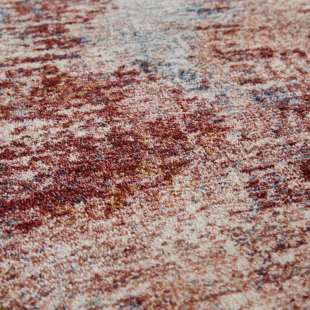 Teppich Rocco in Rot-Blau